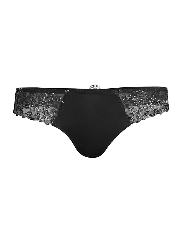 Women's Bombas Cotton Modal Lace Thong