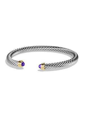 Women's Cable Classics Bracelet with Gemstone & 14K Yellow Gold