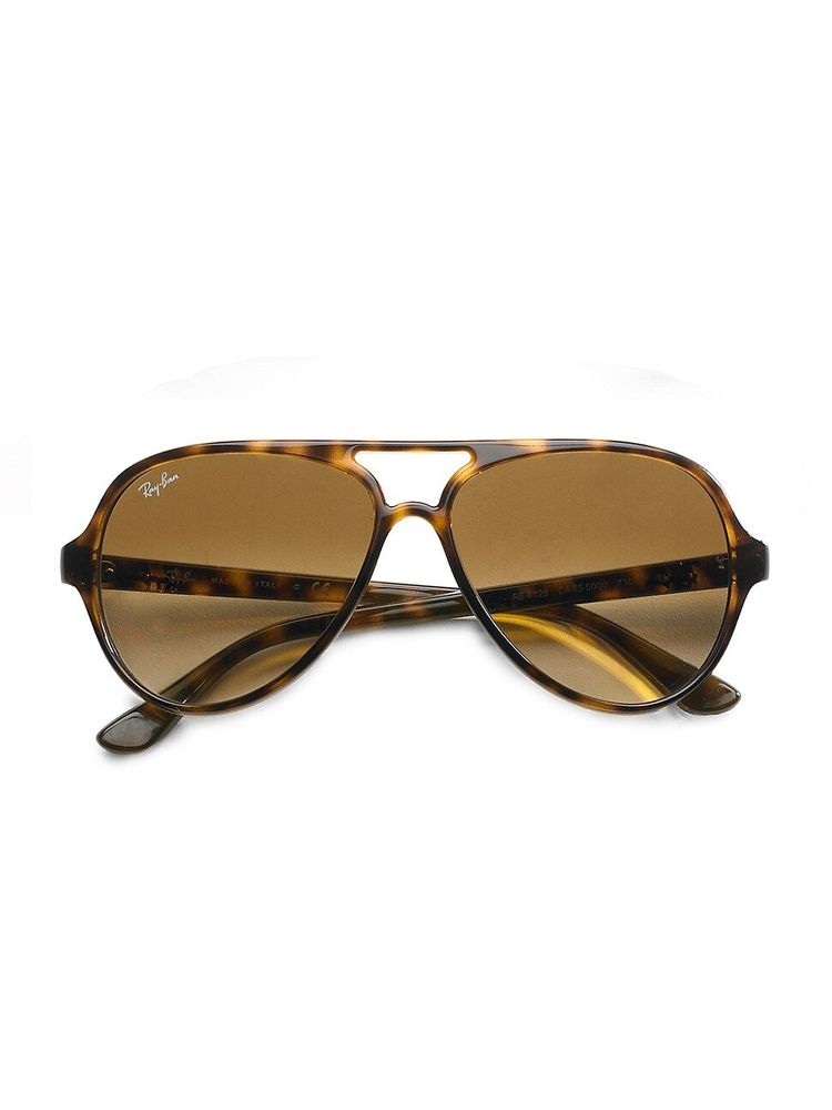 Ray-Ban Women's RB4125 Iconic Cats 5000 59MM Aviator Sunglasses - Tortoise  | The Summit