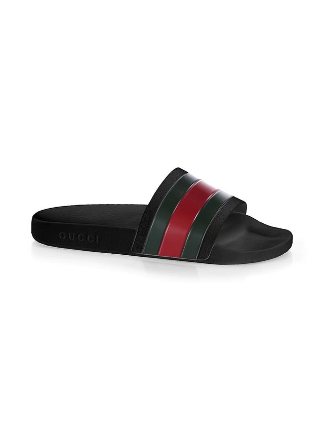 Gucci Men's Rubber Slide Sandal | The Summit