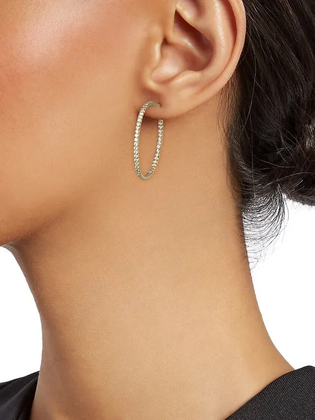 Persée Women's Turn Around Creole Hoop Earrings