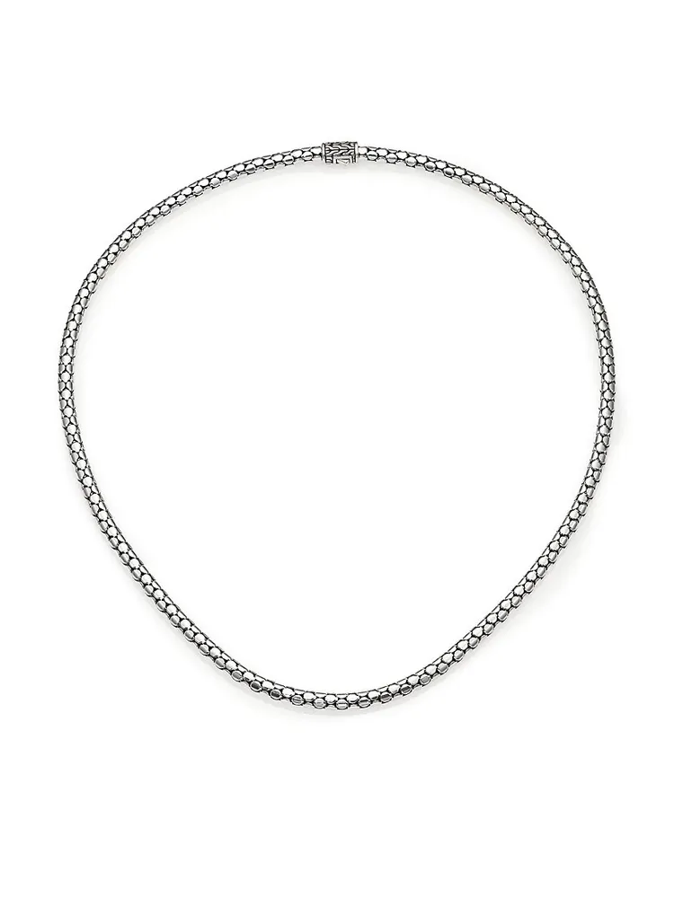 John Hardy Sterling Silver Small Oval Classic Chain 18 Necklace