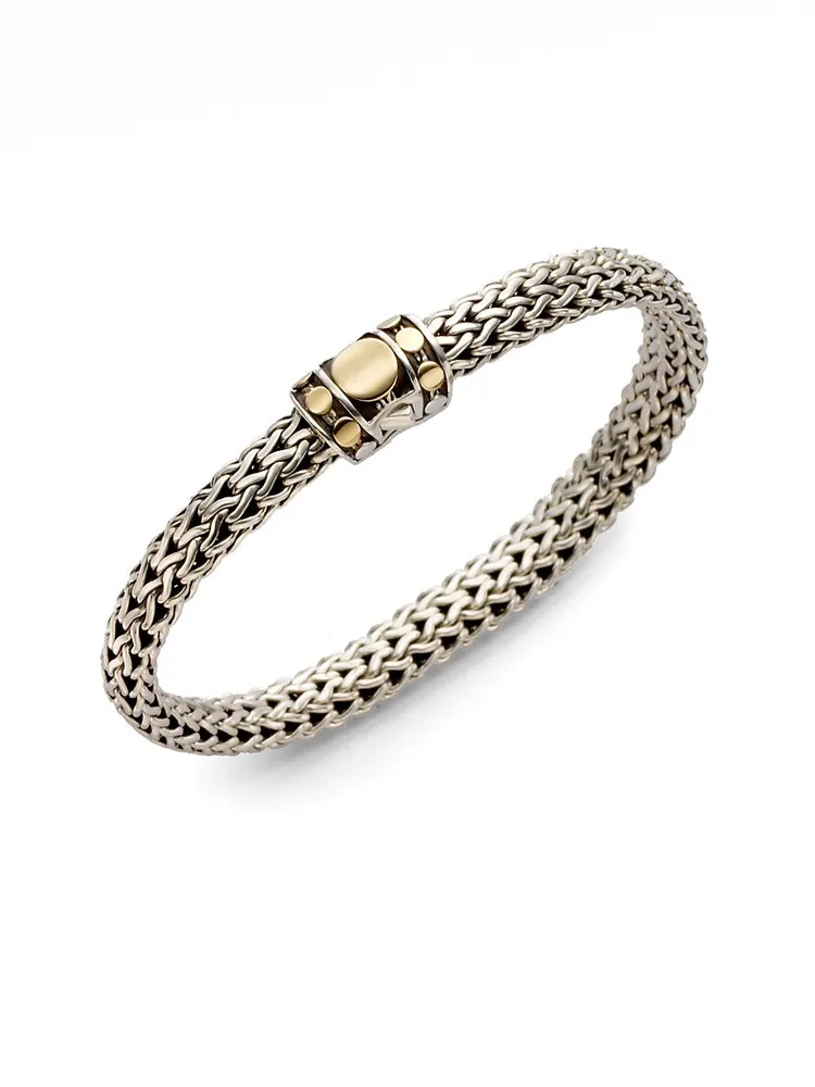 JOHN HARDY Classic Chain Gold & Silver Small Reversible Bracelet
