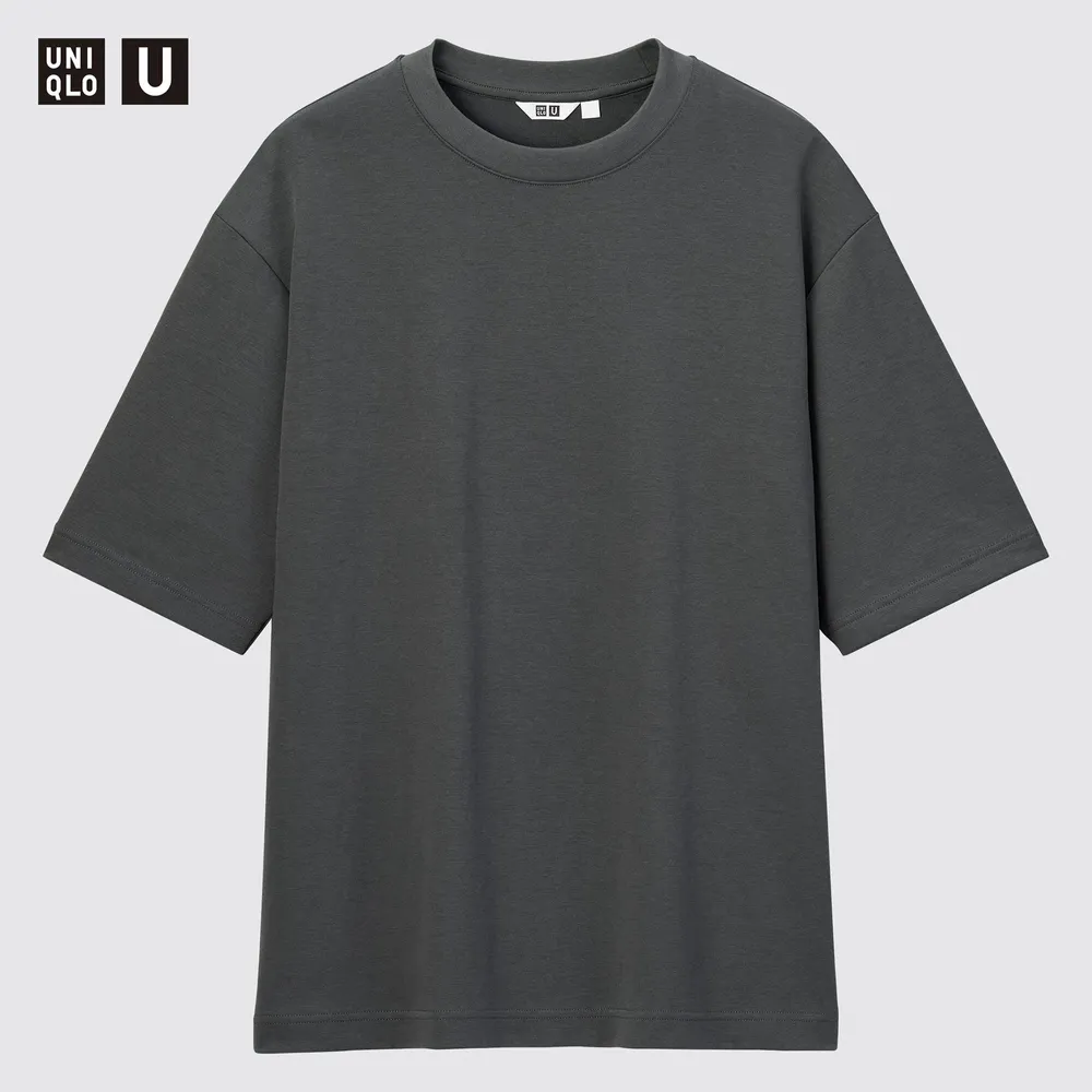 Shop looks for「U AIRism Cotton Oversized Crew Neck Half-Sleeve T-Shirt、UV  Protection Cap (Twill)」