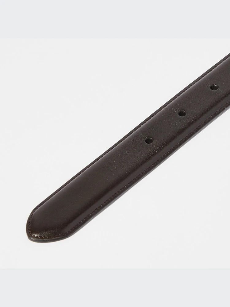 Italian Leather Stitched Belt
