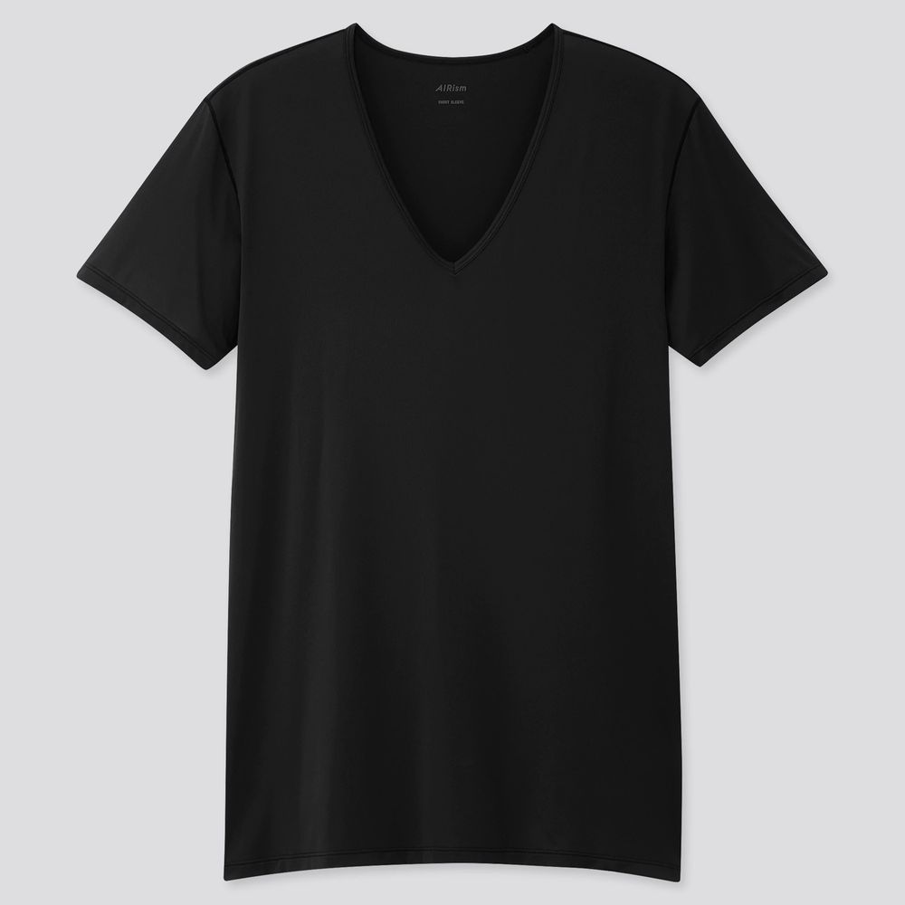 UNIQLO AIRism V-Neck Short-Sleeve T-Shirt (2021 Edition)