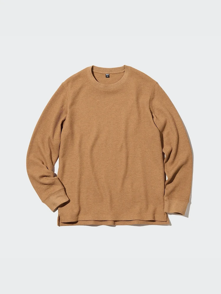 WAFFLE CREW NECK T-SHIRT