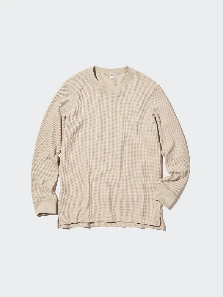 WAFFLE CREW NECK T-SHIRT