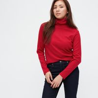 HEATTECH Fleece Turtleneck Long-Sleeve T-Shirt