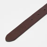 Vintage Italian Leather Narrow Belt