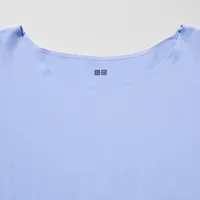 T-Shirt Long AIRism Sans Coutures Encolure Bateau
