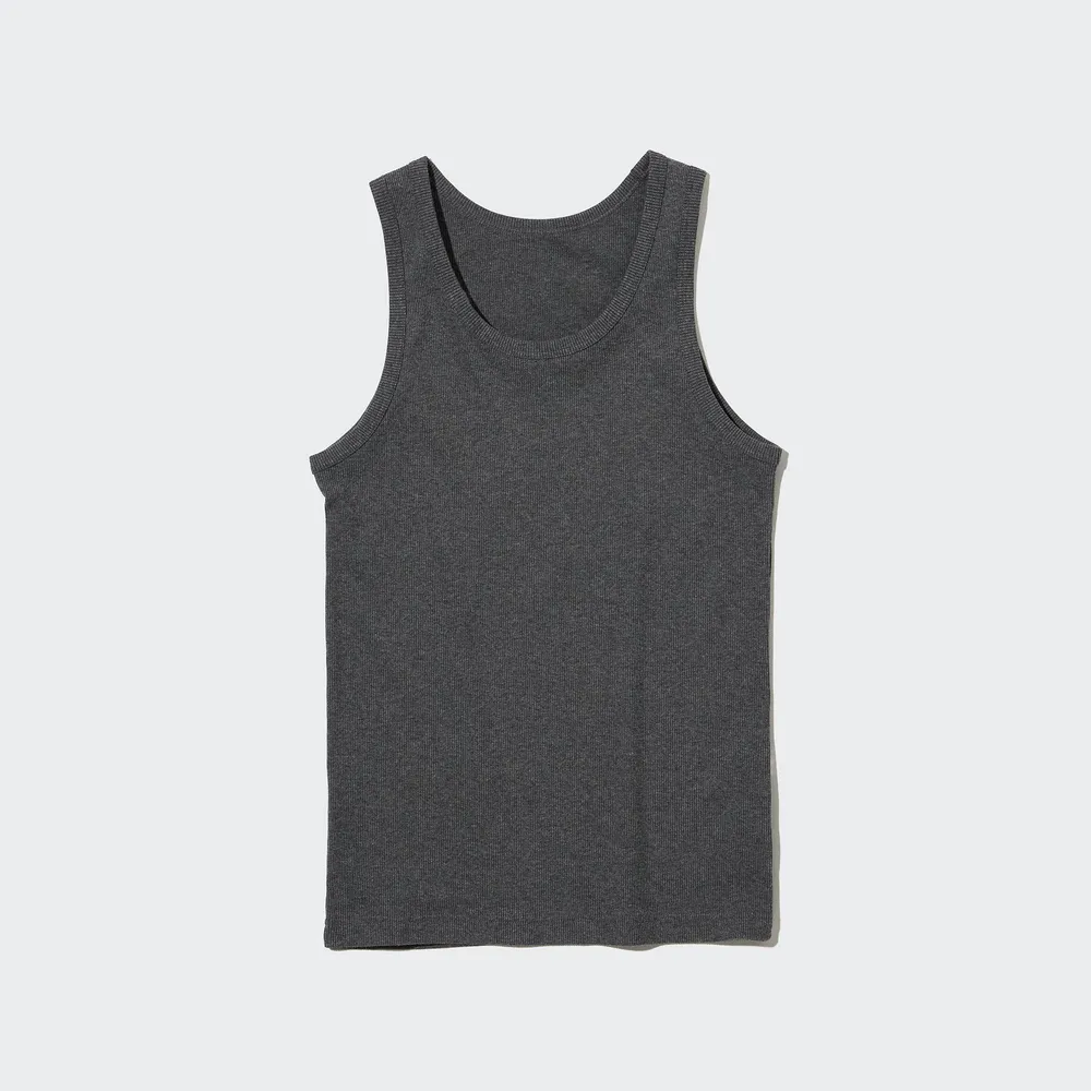 DRY COLOUR RIBBED TANK TOP