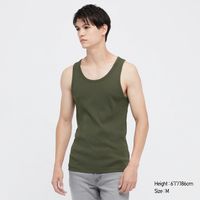 DRY COLOUR RIBBED TANK TOP