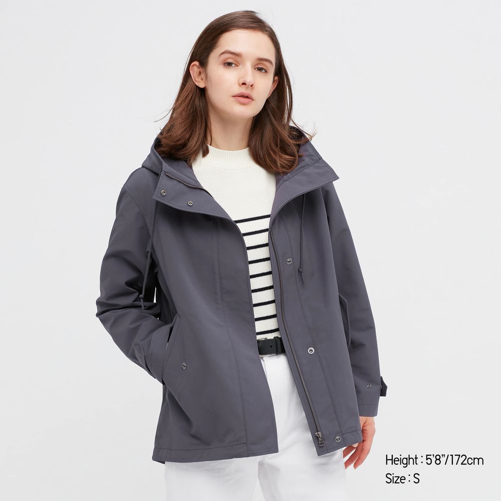Uniqlo Parka en Coton MÃ©langÃ© Femme 