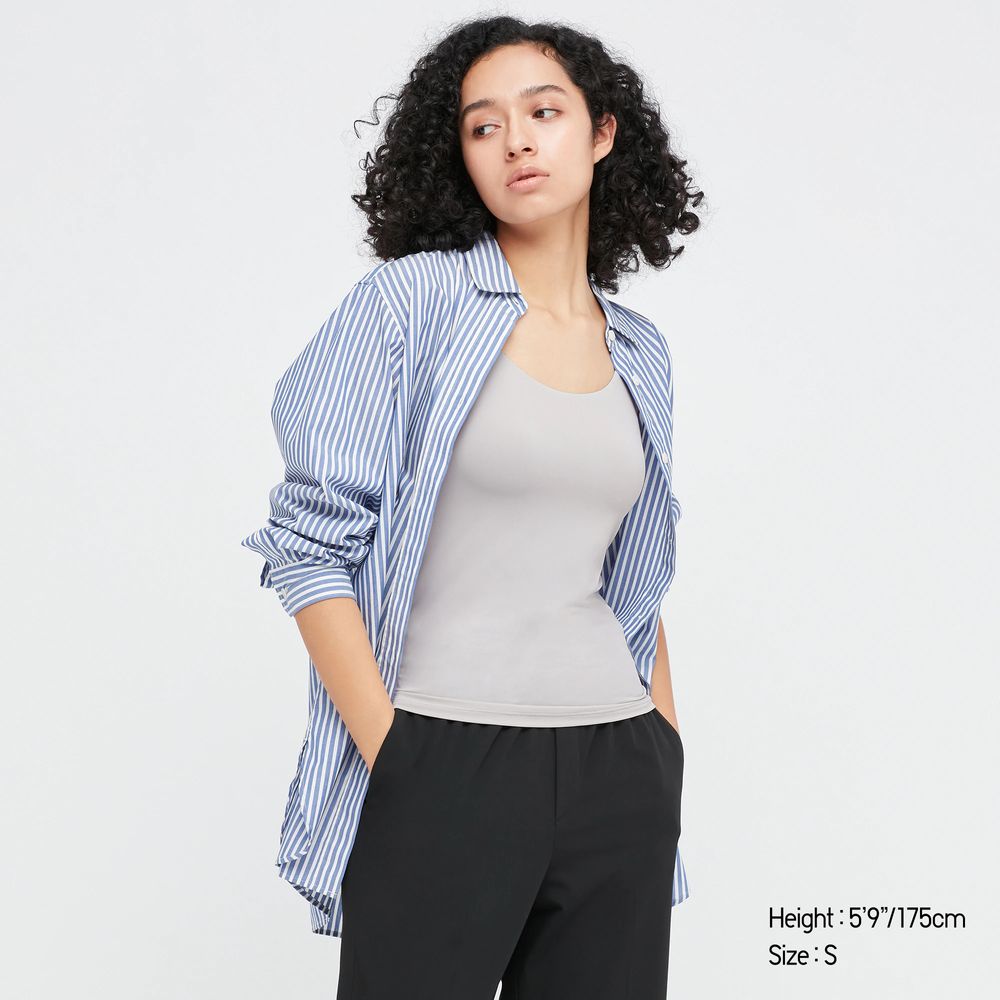 Uniqlo AIRism Sleeveless Bra Top — $24.90 (though sometimes LIKE RIGHT NOW  TUESDAY 7/5/16 it will go on sale for $14.90!)