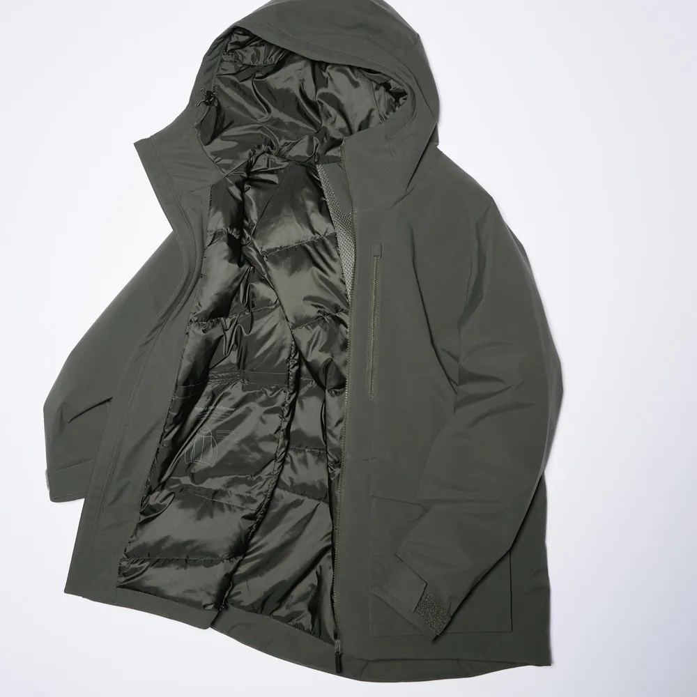 HYBRID DOWN PARKA (3D CUT)