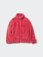 FLUFFY YARN FLEECE FULL-ZIP JACKET