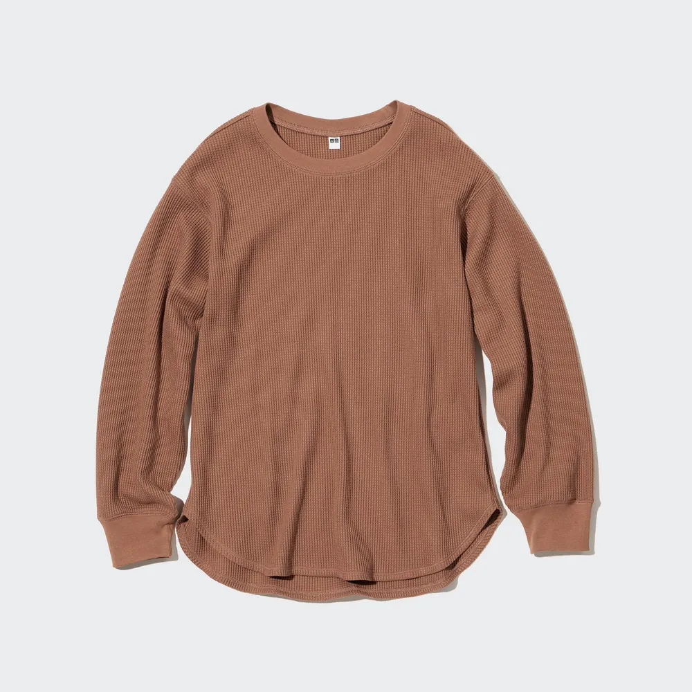 UNIQLO WAFFLE CREW NECK T-SHIRT