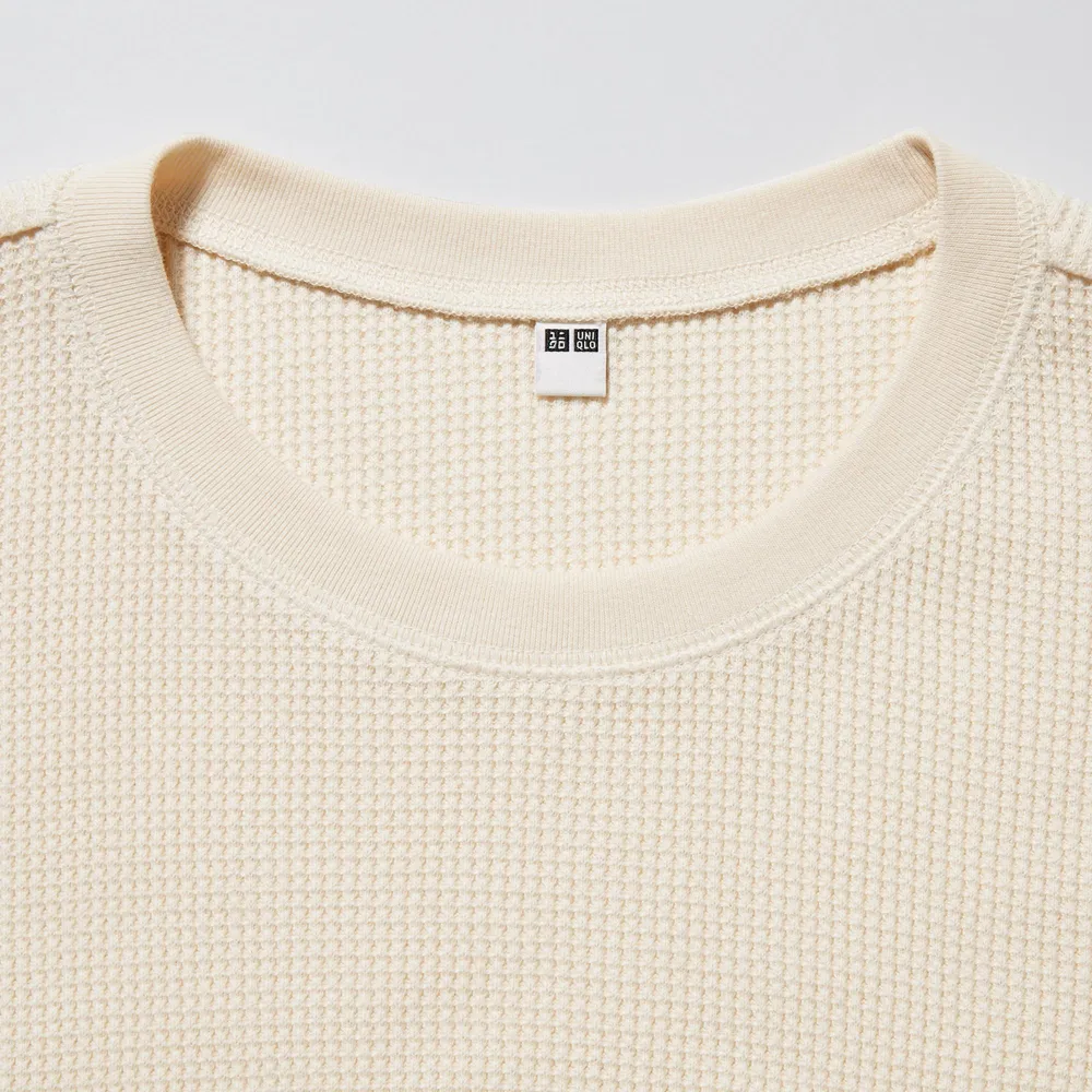 UNIQLO WAFFLE CREW NECK T-SHIRT