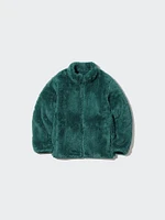 Fluffy Yarn Fleece Full-Zip Jacket