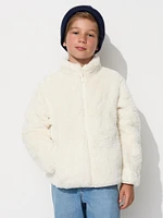 Fluffy Yarn Fleece Full-Zip Jacket