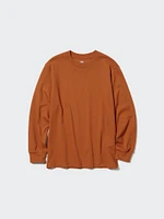 Brushed Cotton T-Shirt | Long Sleeve