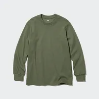 Brushed Cotton T-Shirt | Long Sleeve