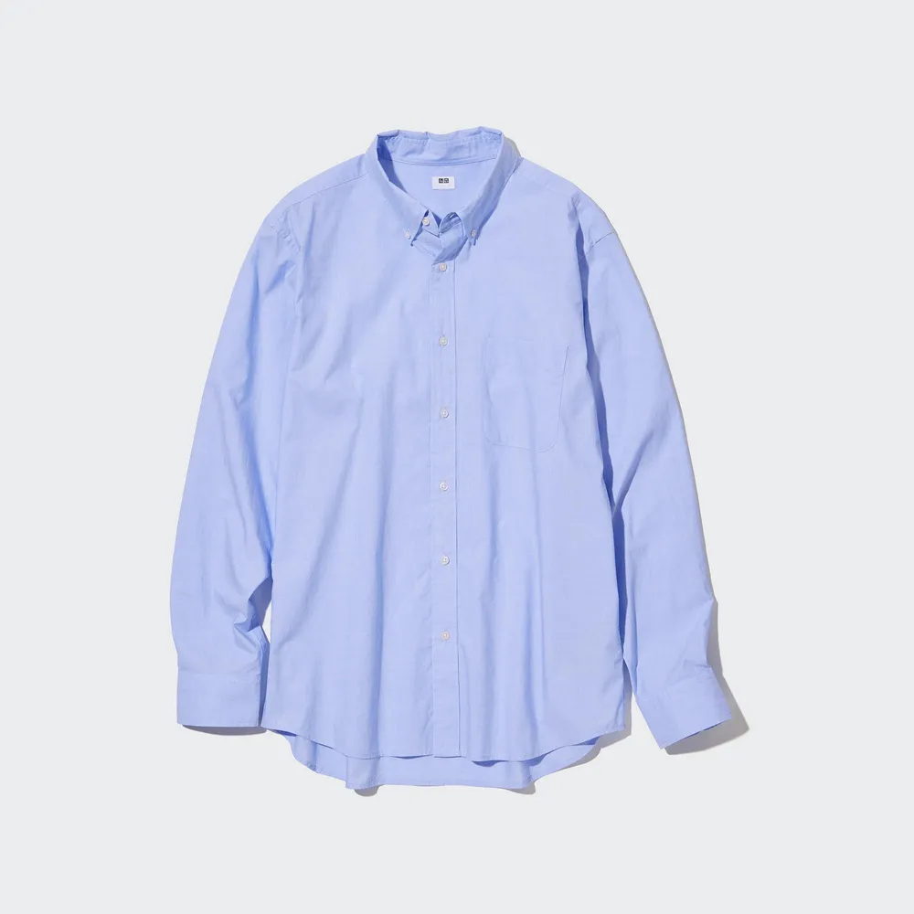 EXTRA FINE COTTON BROADCLOTH SHIRT (BUTTONED DOWN COLLAR)