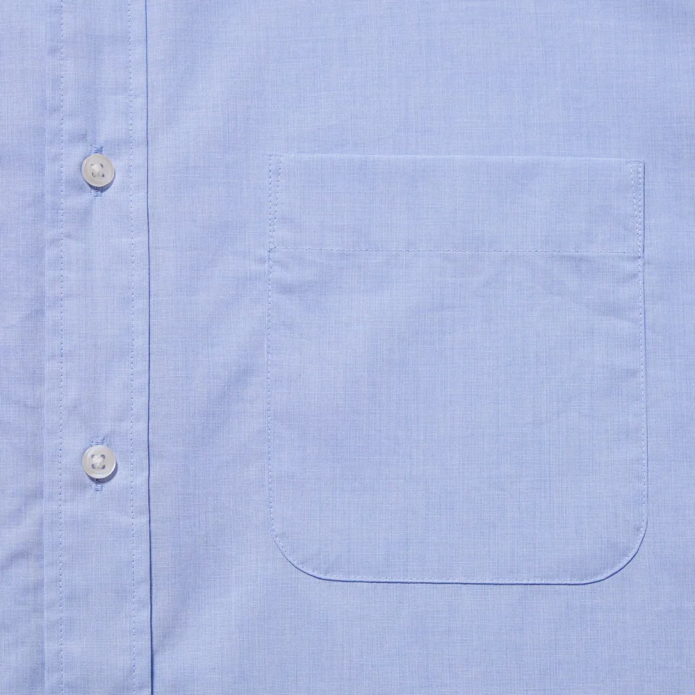 EXTRA FINE COTTON BROADCLOTH SHIRT (BUTTONED DOWN COLLAR)