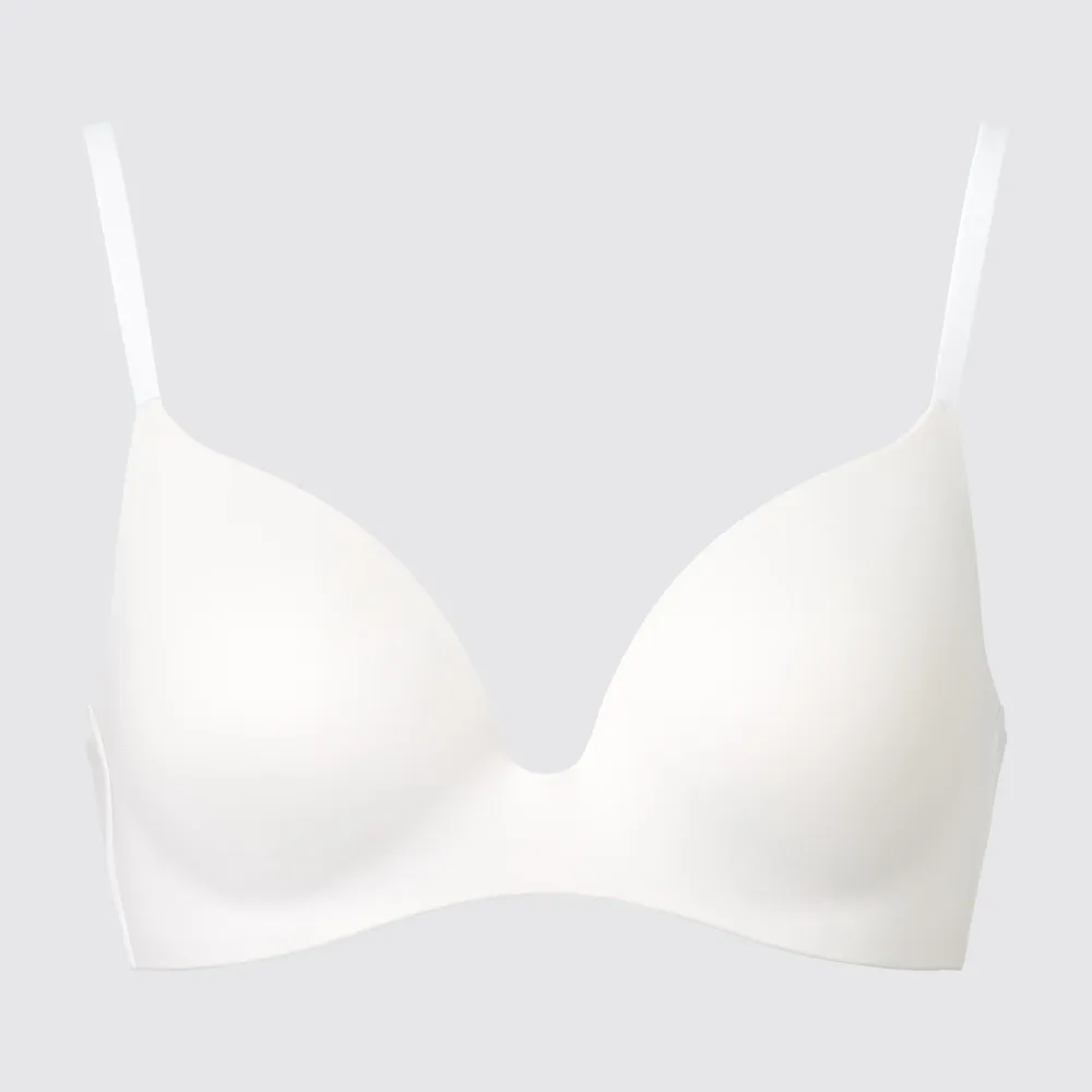 Uniqlo Wireless Lined T-Shirt Bra Size 38/40 ABC #D4499