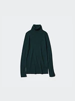 MERINO RIBBED TURTLENECK SWEATER