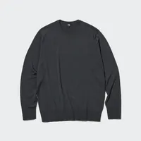 Extra Fine Merino Crew Neck Long-Sleeve Sweater