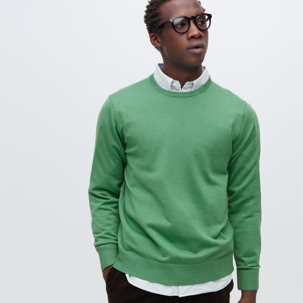 EXTRA FINE MERINO CREW NECK SWEATER