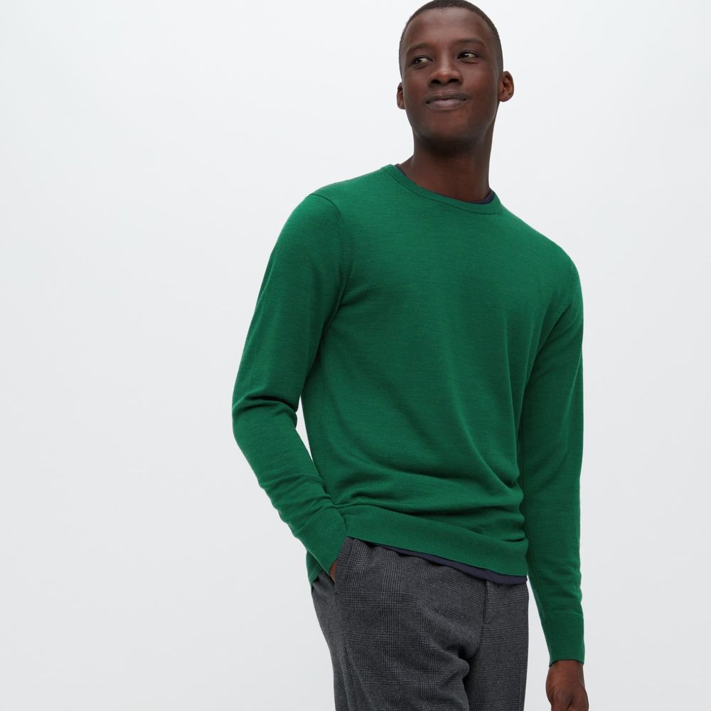 EXTRA FINE MERINO CREW NECK SWEATER