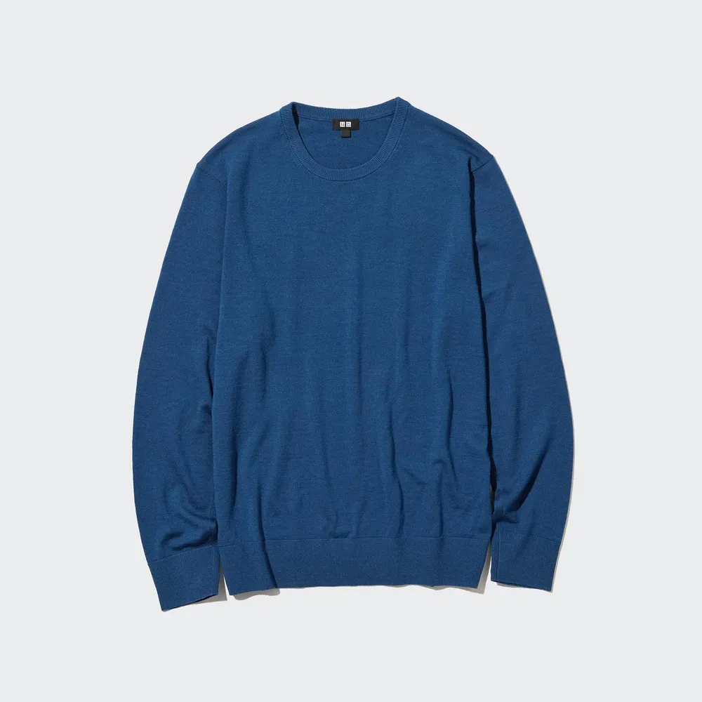 EXTRA FINE MERINO CREW NECK SWEATER