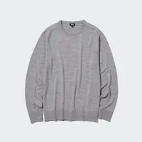 Extra Fine Merino Crew Neck Long-Sleeve Sweater