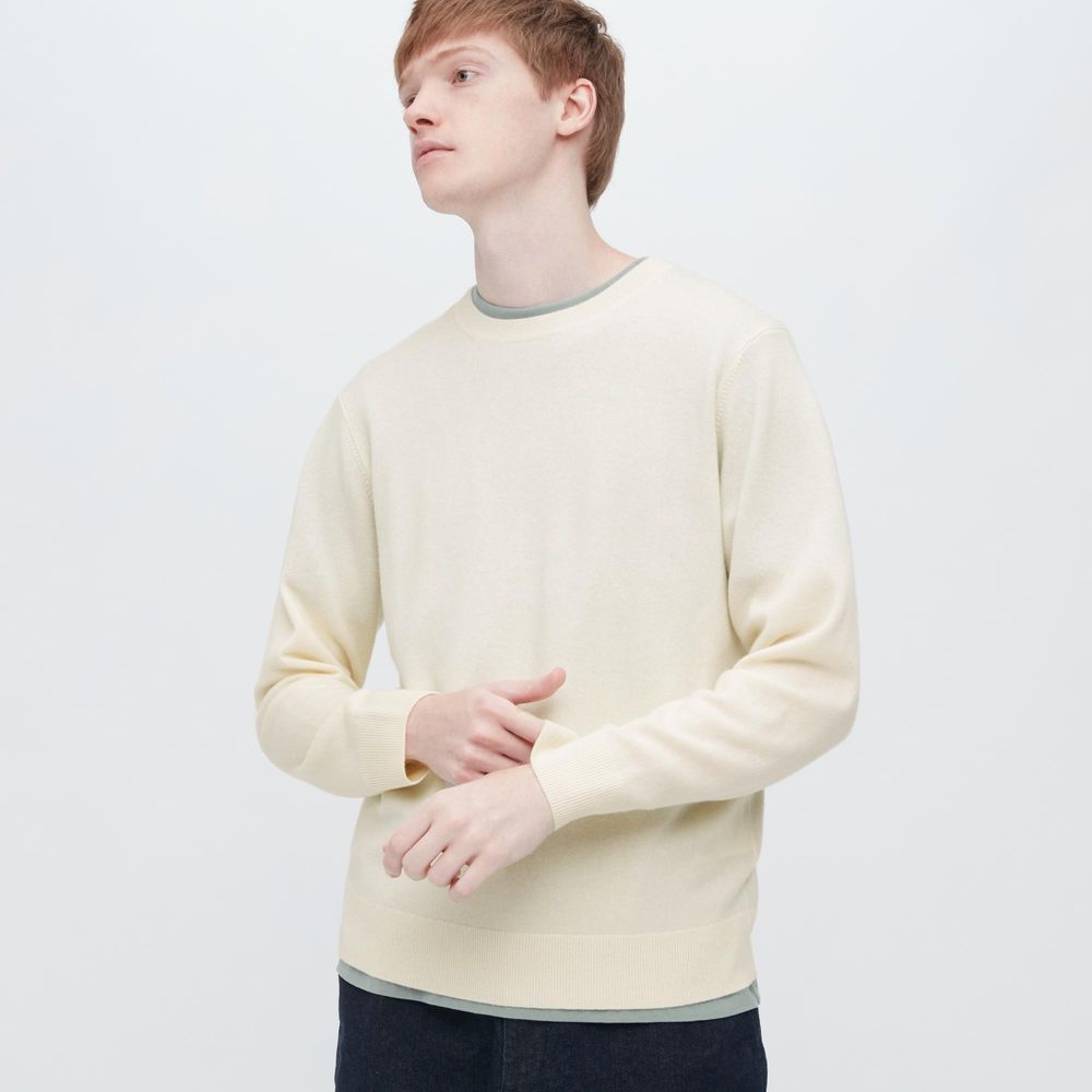 CASHMERE CREW NECK SWEATER