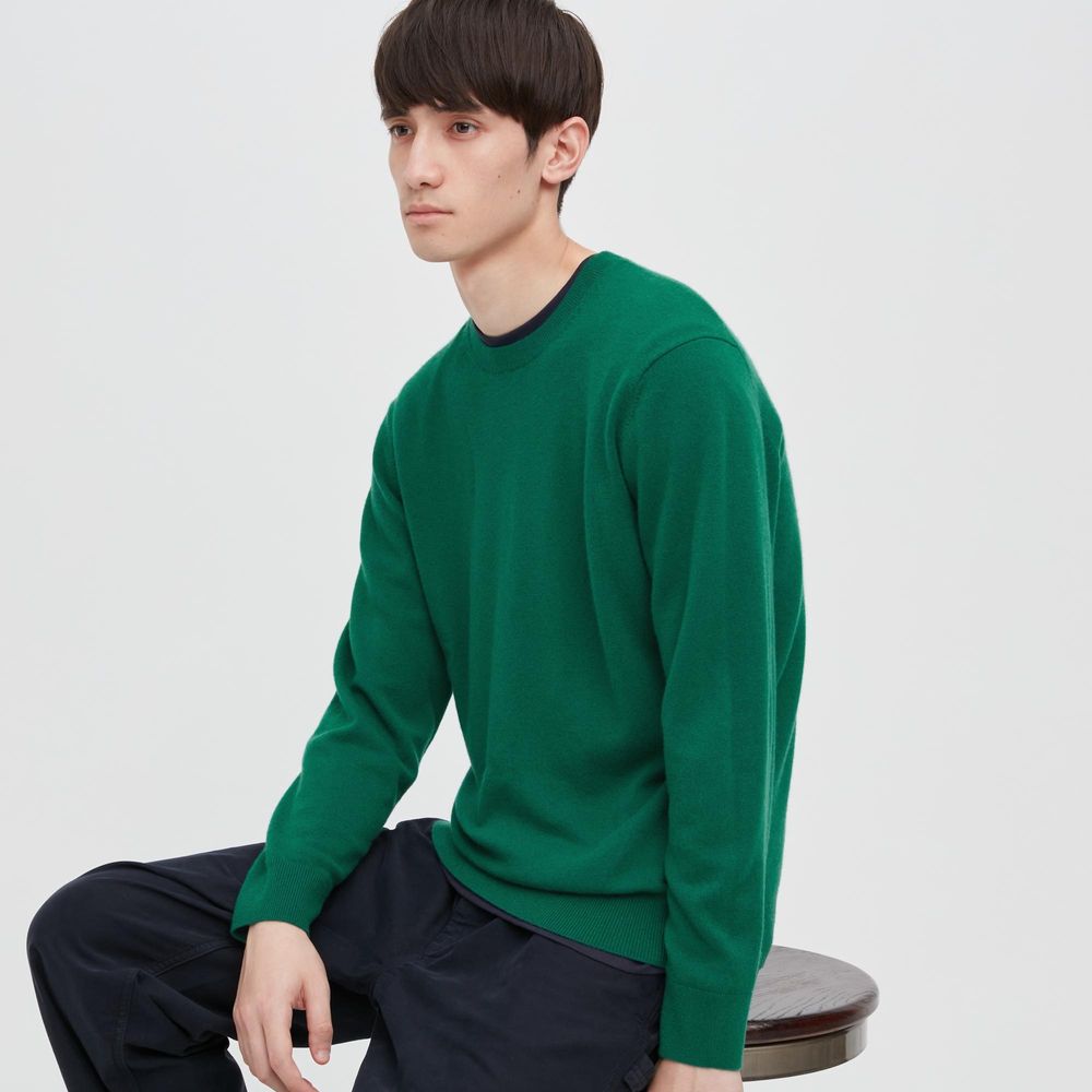 CASHMERE CREW NECK SWEATER