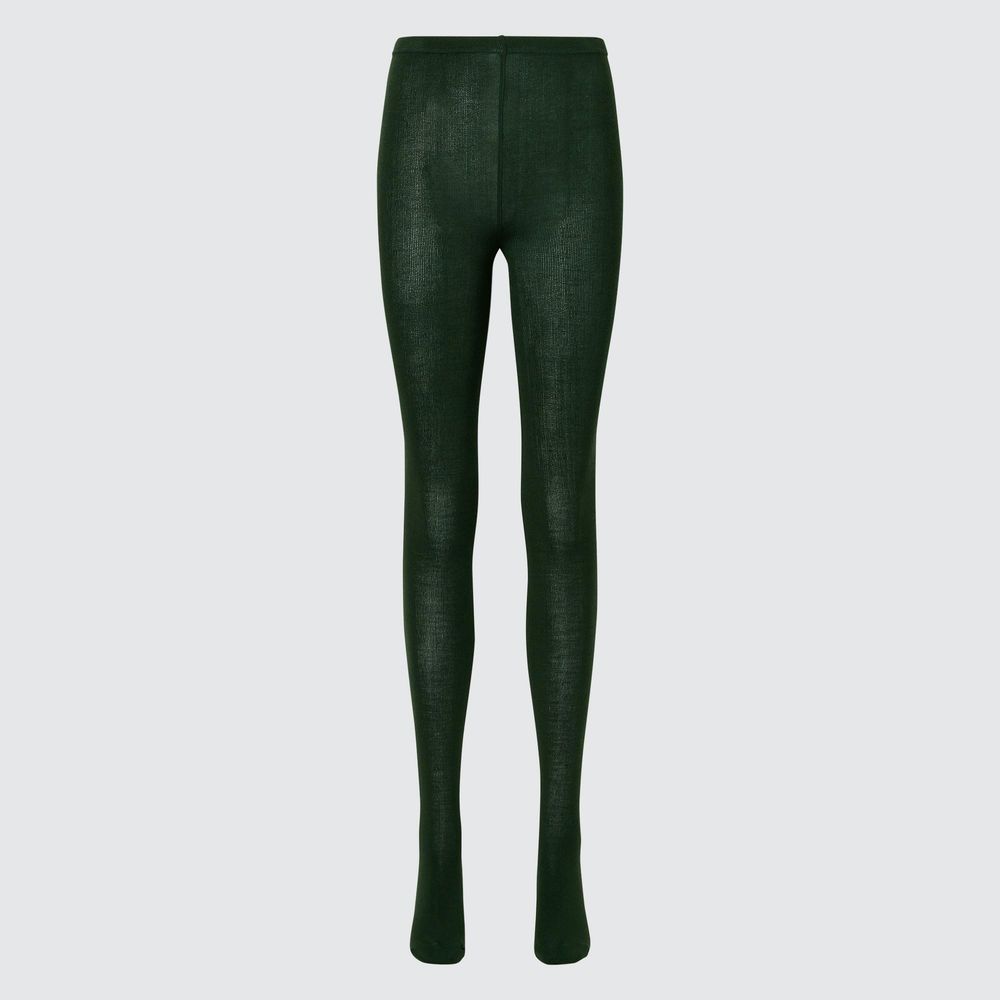 Uniqlo, Pants & Jumpsuits, Uniqlo Heattech Cotton Leggings Extra Warm  Black Size M