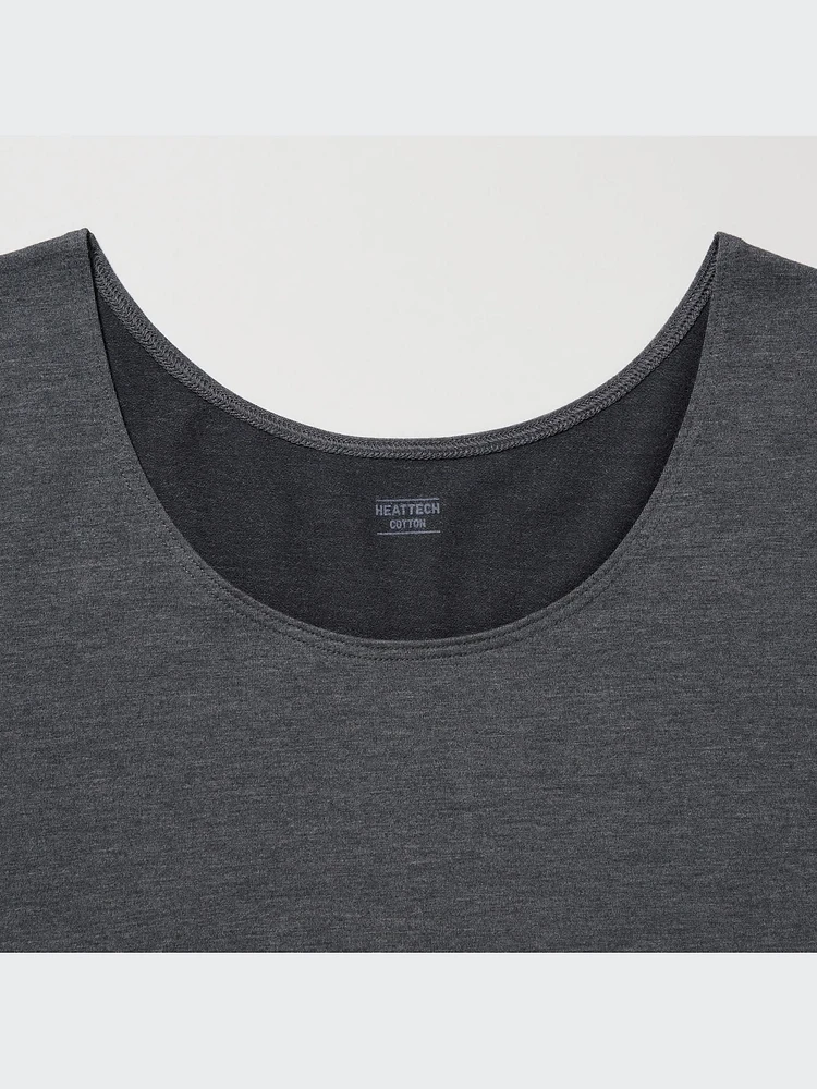 HEATTECH Cotton T-Shirt | Extra Warm Scoop Neck