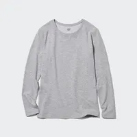 HEATTECH Cotton Crew Neck Long-Sleeve T-Shirt (Extra Warm)