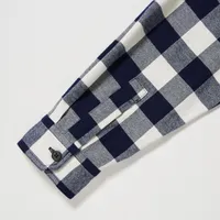 FLANNEL CHECKED SHIRT REGULAR COLLAR