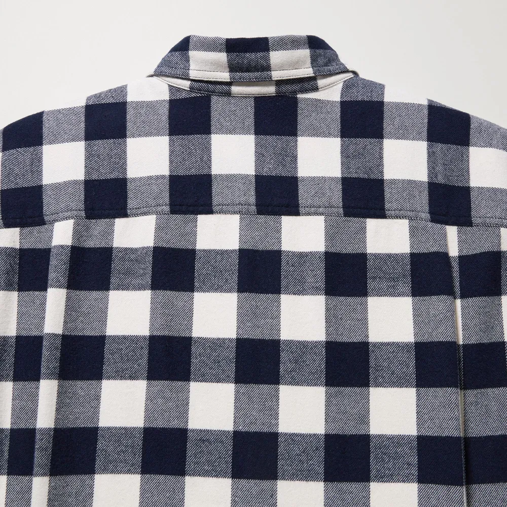 FLANNEL CHECKED SHIRT REGULAR COLLAR