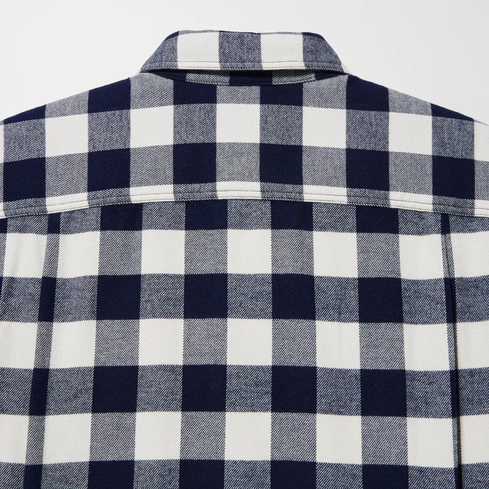 FLANNEL CHECKED SHIRT REGULAR COLLAR