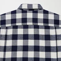 FLANNEL CHECKED SHIRT REGULAR COLLAR