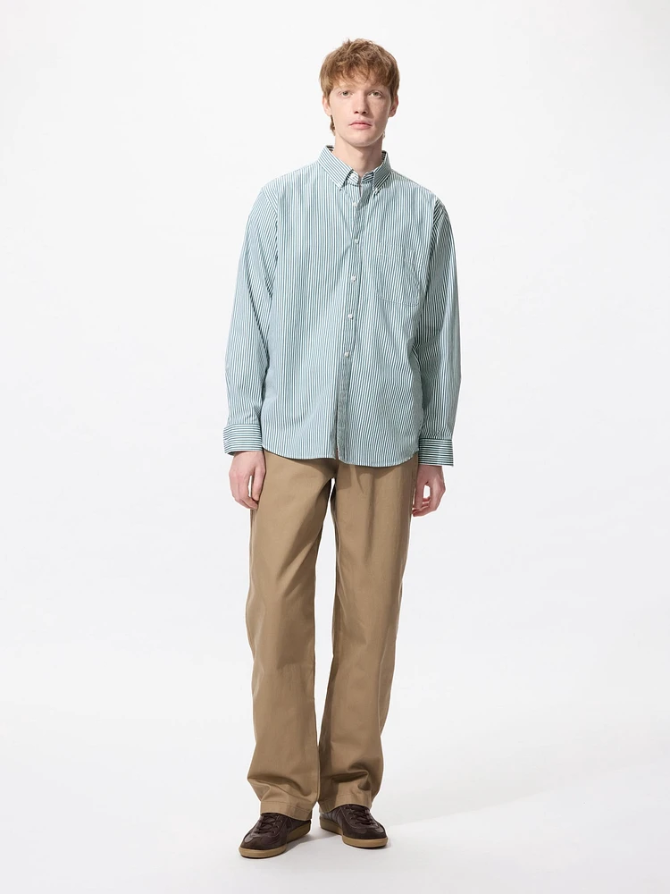 BROADCLOTH SHIRT | BUTTON DOWN COLLAR