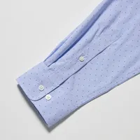 Extra Fine Cotton Broadcloth Dotted Shirt