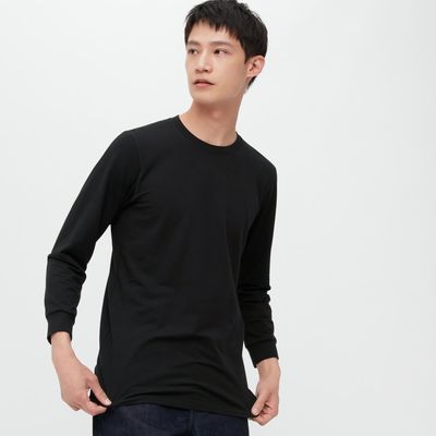 HEATTECH COTTON CREW NECK T-SHIRT (EXTRA WARM