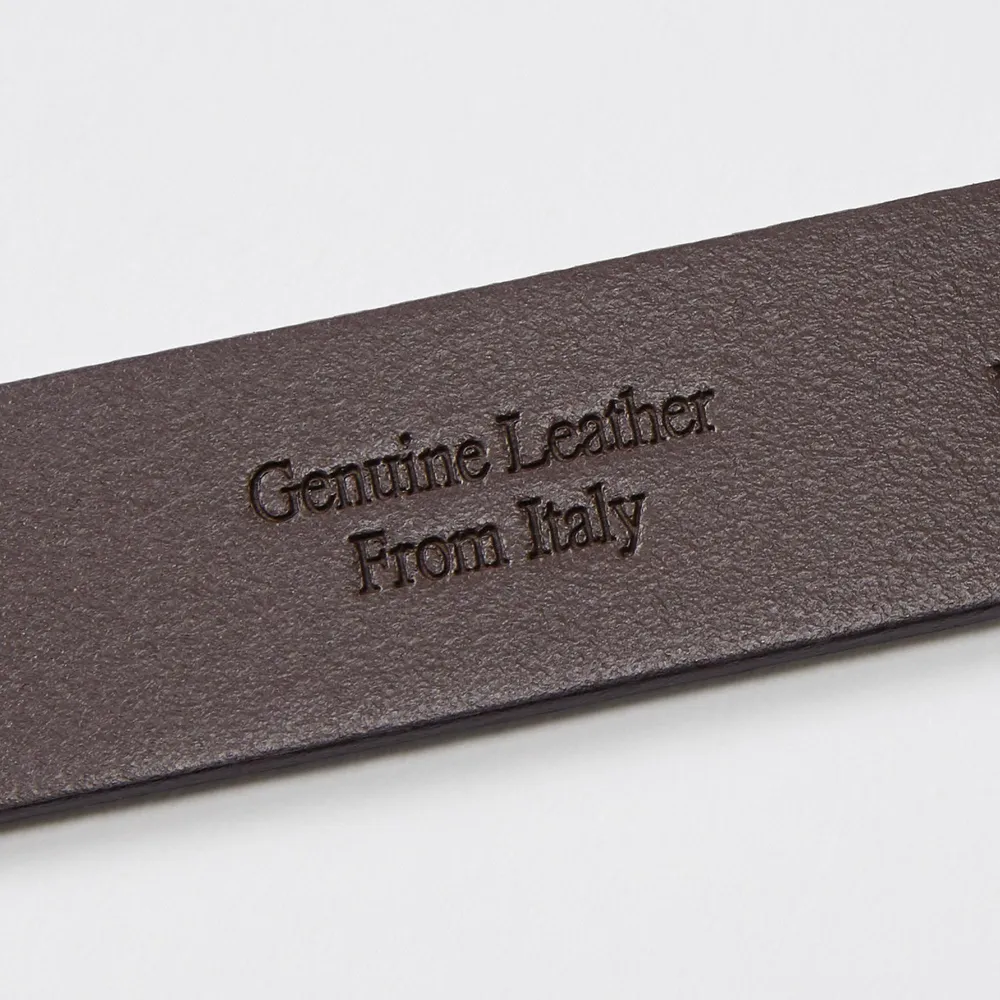 ITALIAN OILED LEATHER BELT