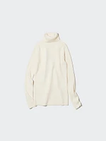 Extra Fine Merino Ribbed Turtleneck Long-Sleeve Sweater (2022 Edition)